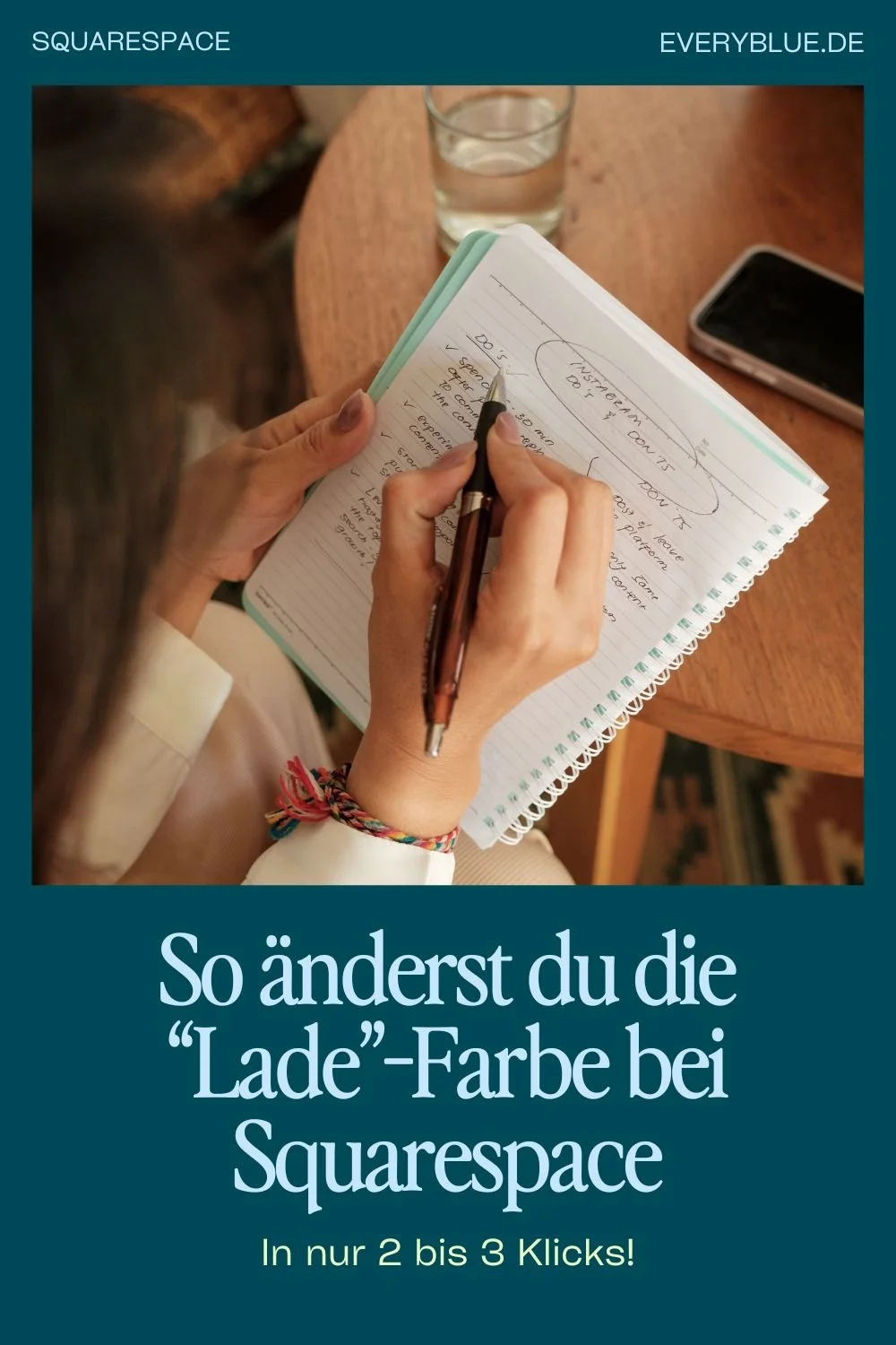 Farbe anpassen bei Squarespace