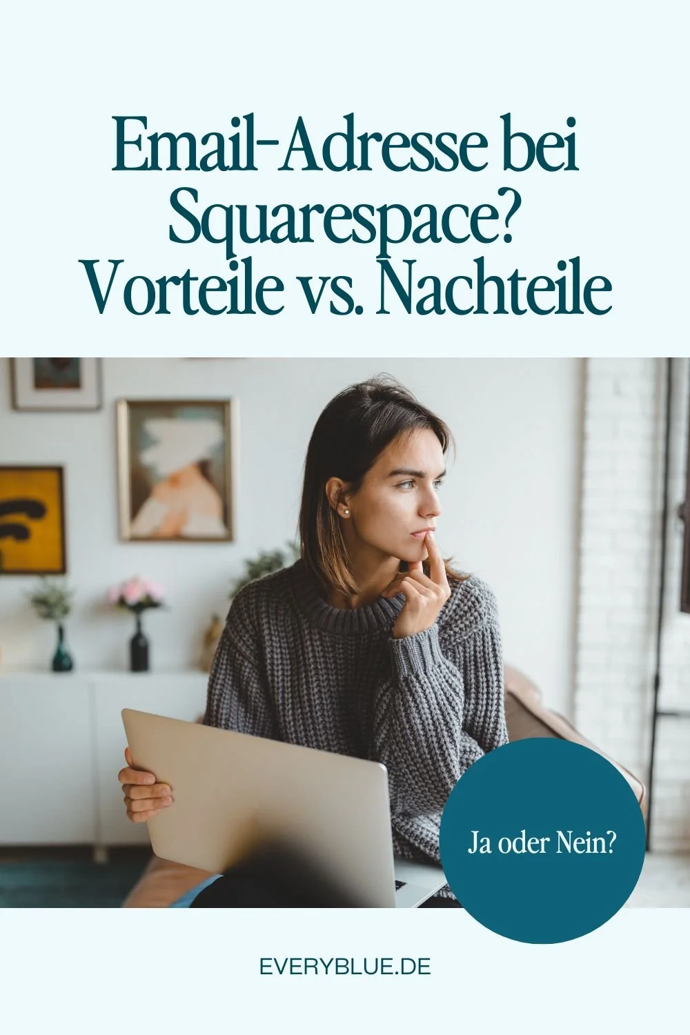 Email-Adresse bei Squarespace