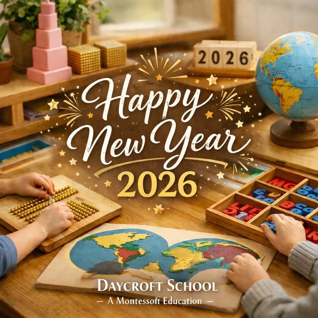 ✨ Happy New Year from Daycroft School! ✨

As we welcome a new year, we celebrate fresh beginnings, curious minds, and the joy of learning through discovery. Guided by Montessori principles, our students continue to grow in independence, confidence, a