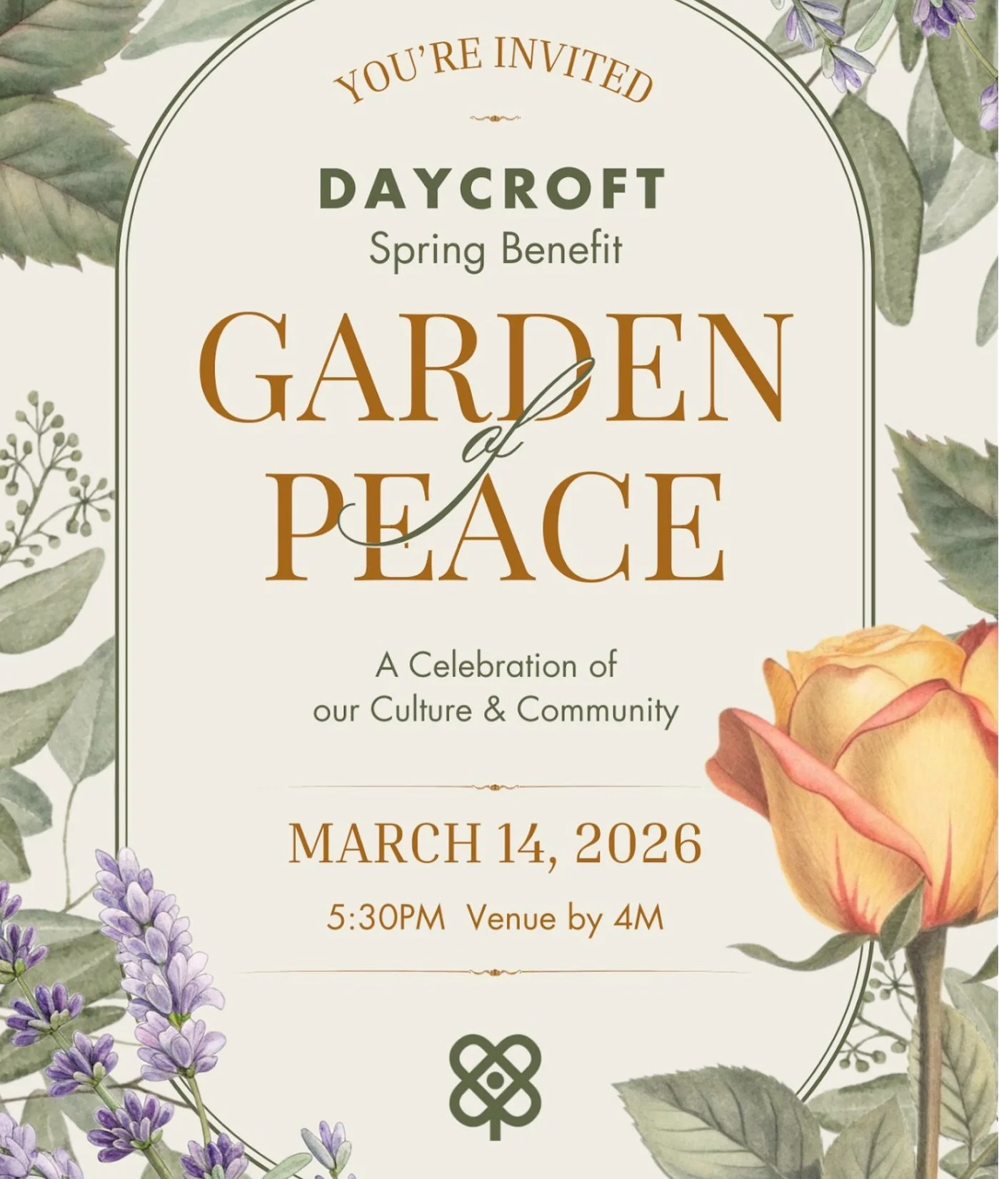 Join us for Daycroft School&rsquo;s 2026 Spring Benefit &mdash; Garden of Peace
📅 Saturday, March 14, 2026
🕠 5:30 PM
📍 Venue by 4M | Ann Arbor

This year&rsquo;s theme, Garden of Peace, reflects all that makes Daycroft special&mdash;our incredible