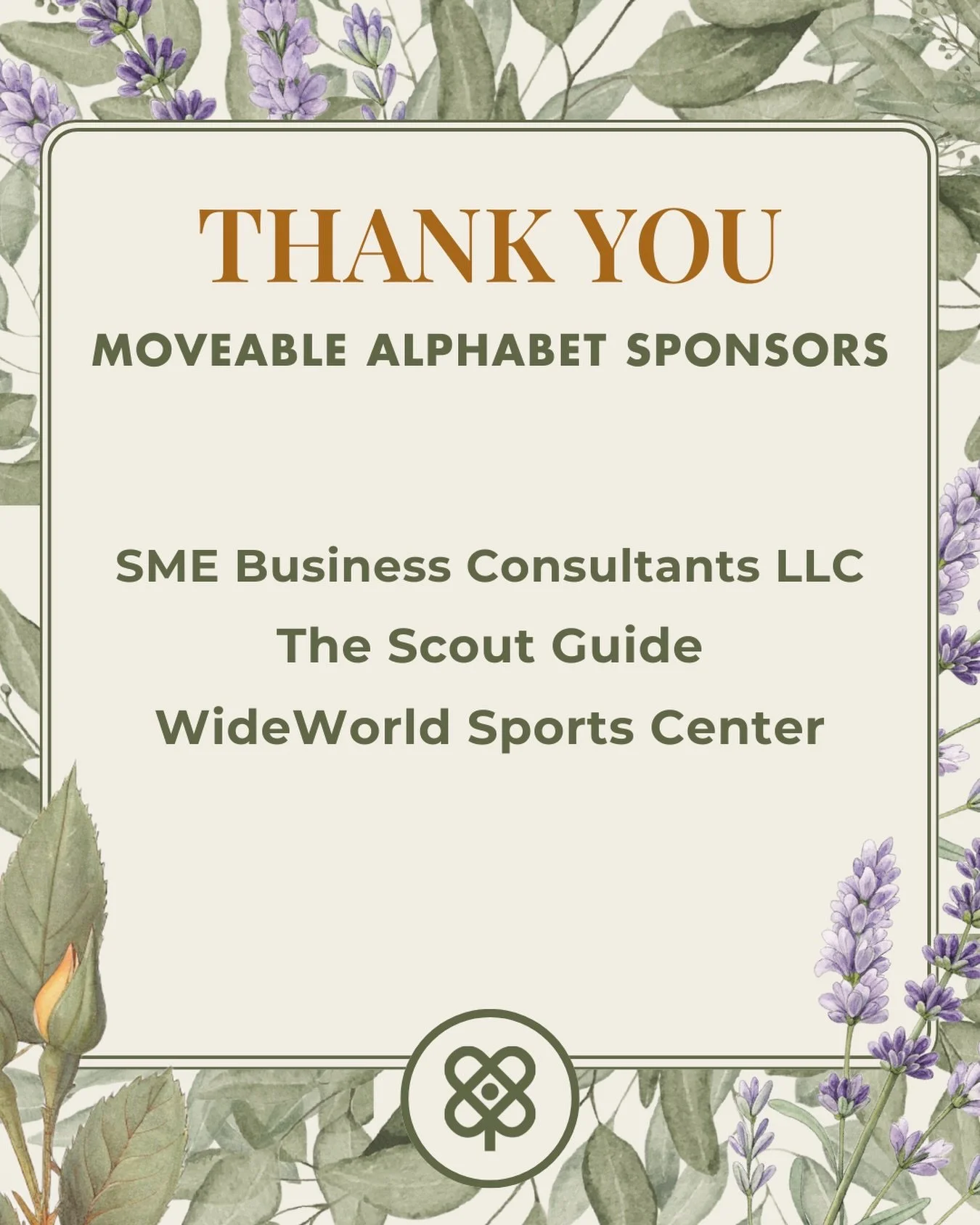 Shoutout to our Moveable Alphabet Sponsors! Your support enriches learning and strengthens our Daycroft community.🪻

@tsgannarbor @wideworldsportscenter 

#DaycroftPride #CommunityPartners