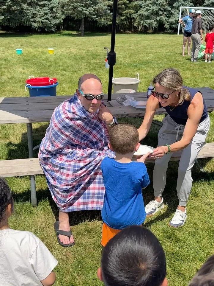 Mr. Lee is always a good sport when it comes to our students!