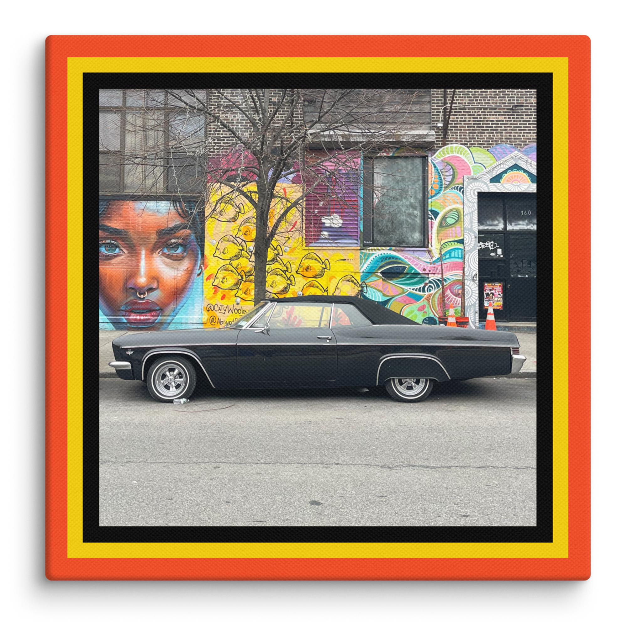Black Impala - Canvas Print