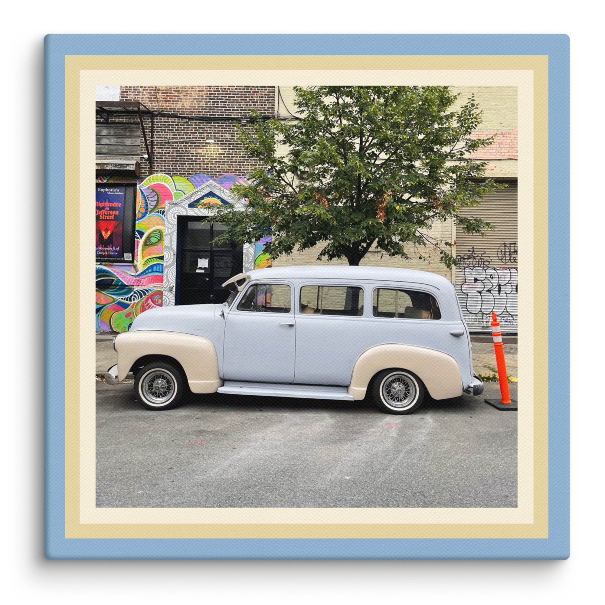 1940s Chevy Suburban - Canvas Print