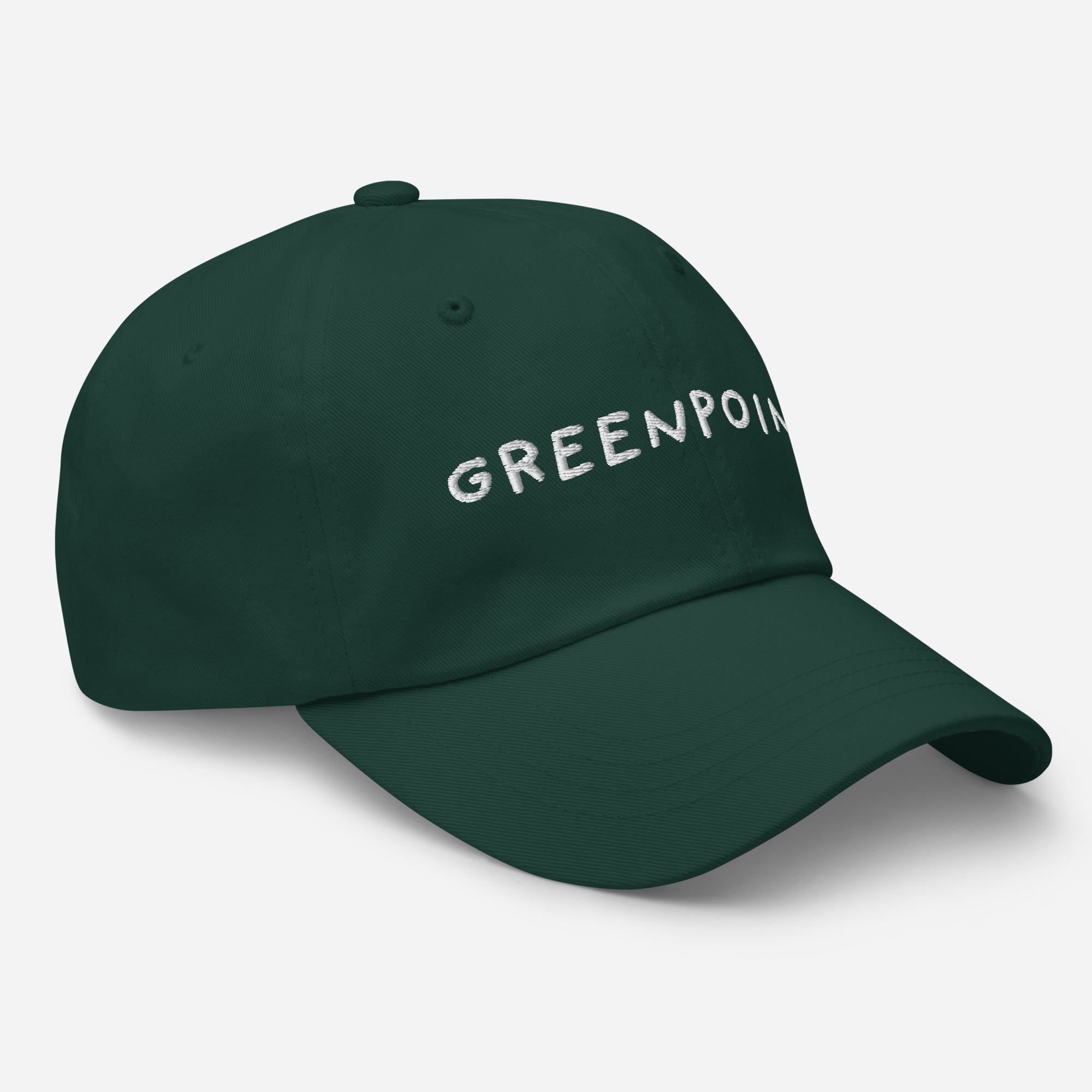Greenpoint Cap - Forest Green:White8.png