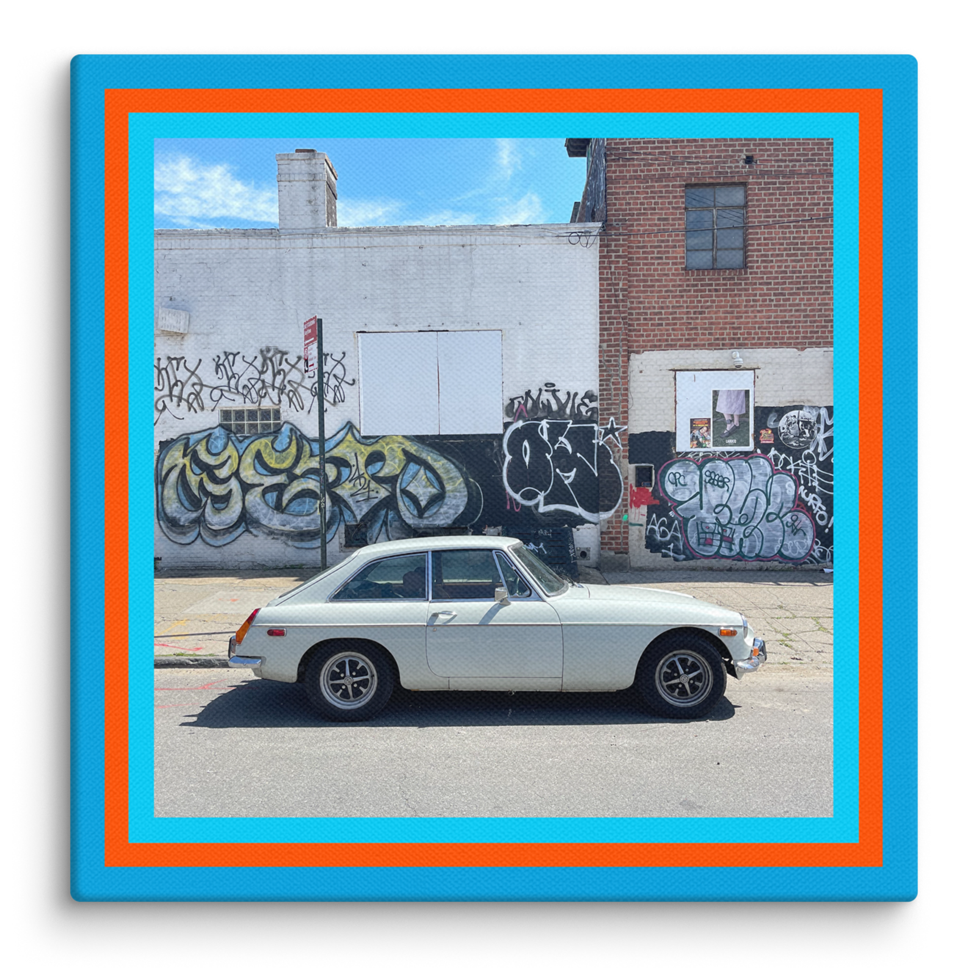 1970s MGB GT - Canvas Print