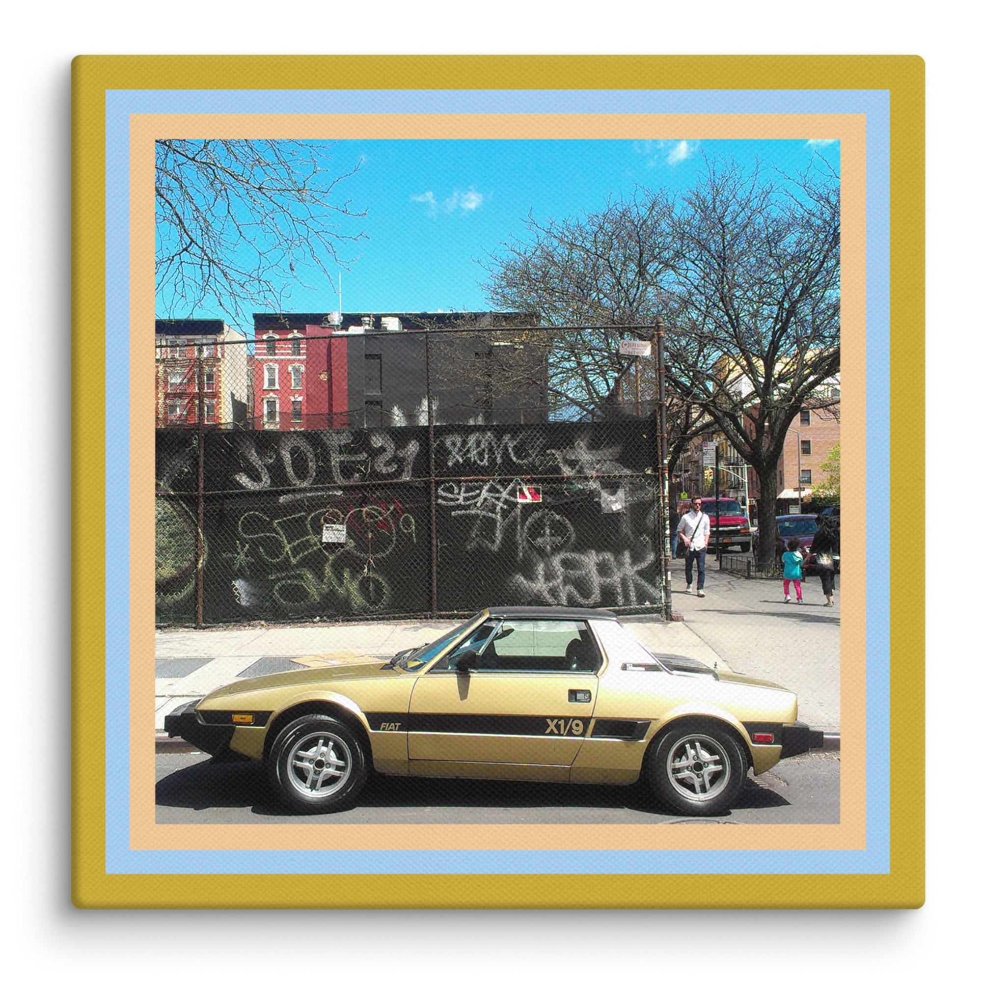 1979 Fiat X1/9 - Canvas Print