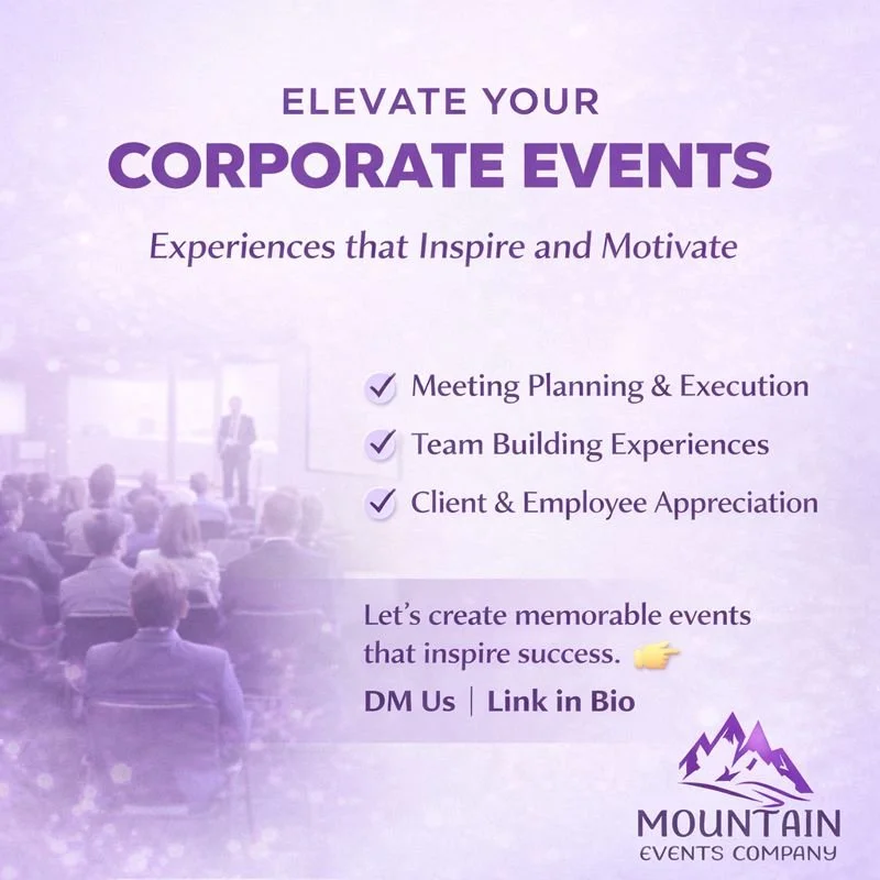 Planning an upcoming corporate event? We design and execute thoughtful corporate events that support your goals, strengthen teams, and elevate your brand.

👉 Learn more via the link in our bio.
#CorporateEvents #EventPlanning #BrandExperience