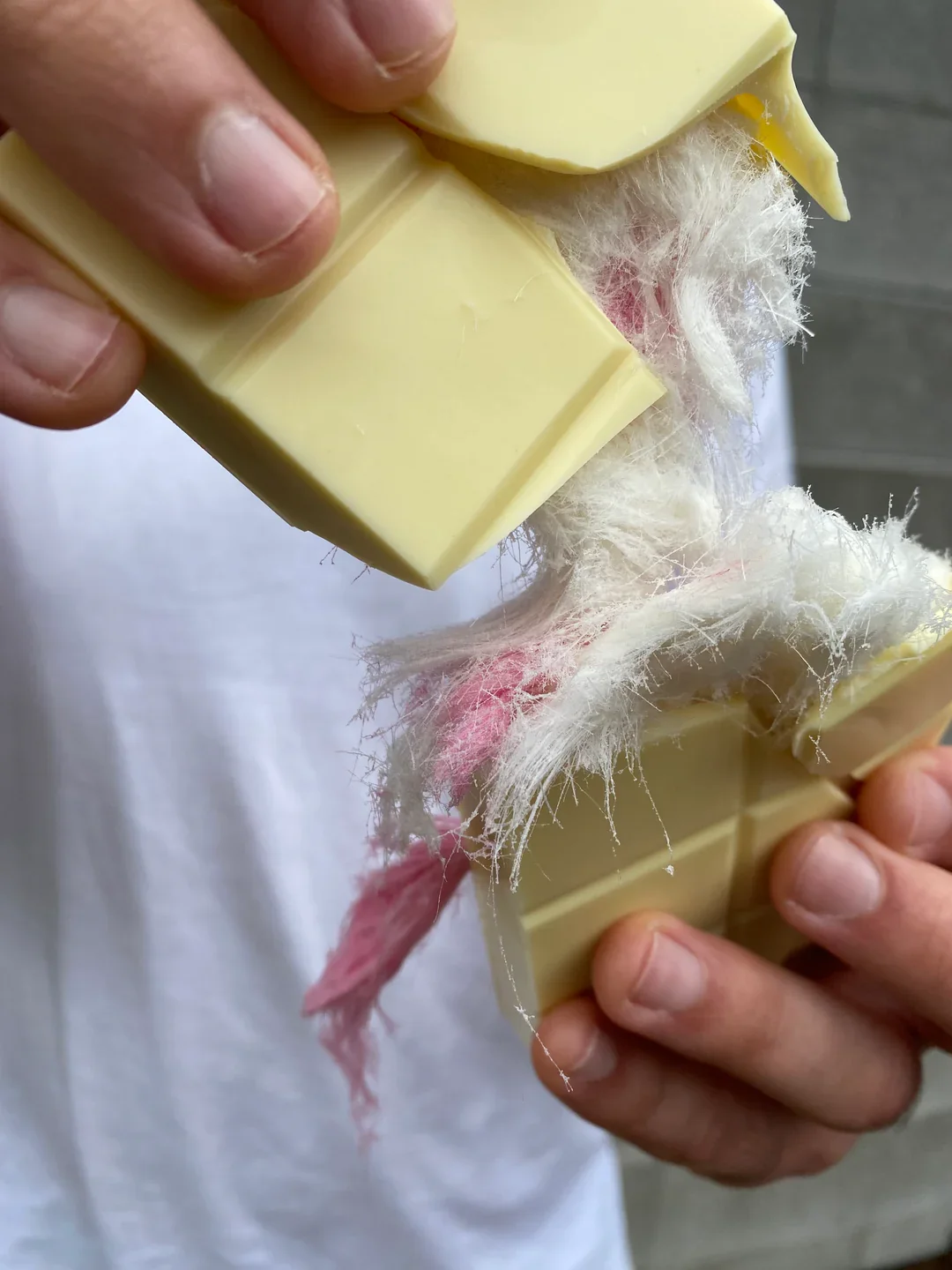 fruney Angel Hair White Chocolate Bar