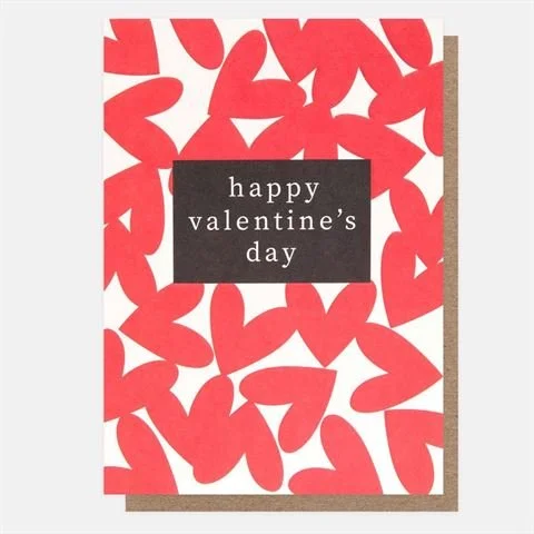 Valentine's Card-Happy Valentine's Day Hearts-Caroline Gardner