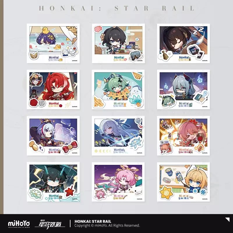 Pre-order Honkai Star Rail Pom Pom Photo Card Series 2 Blind Bag