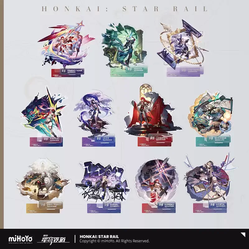 Pre-order Honkai Star Rail Acrylic Stands