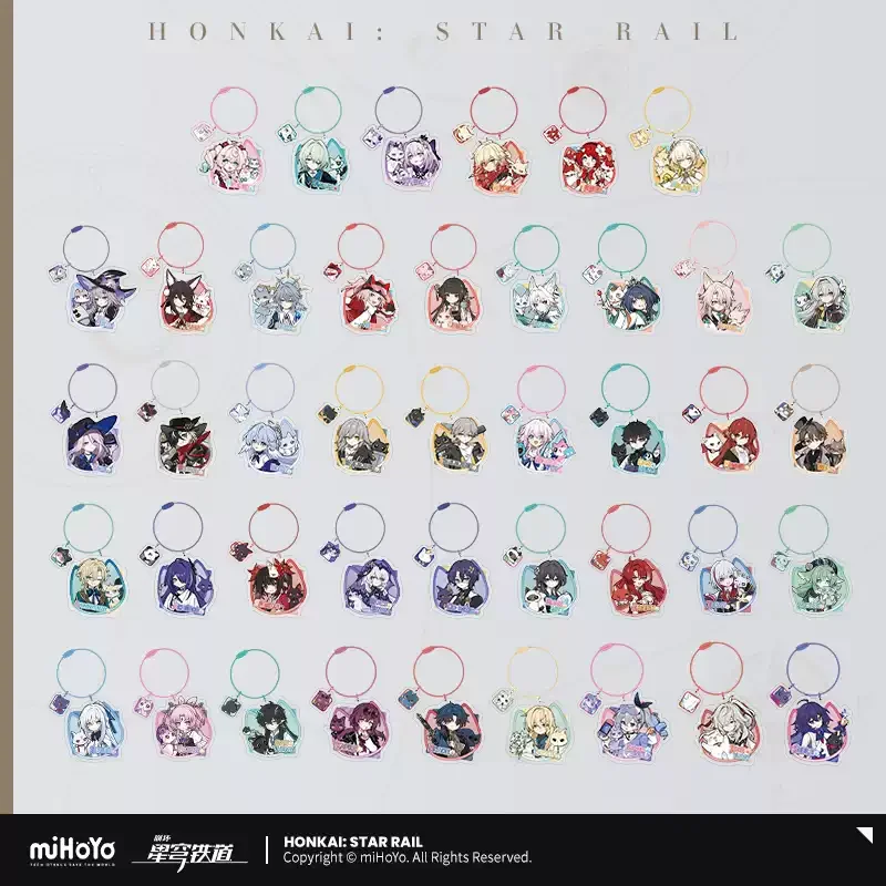 Pre-order Honkai Star Rail Little Cat Acrylic Pendant