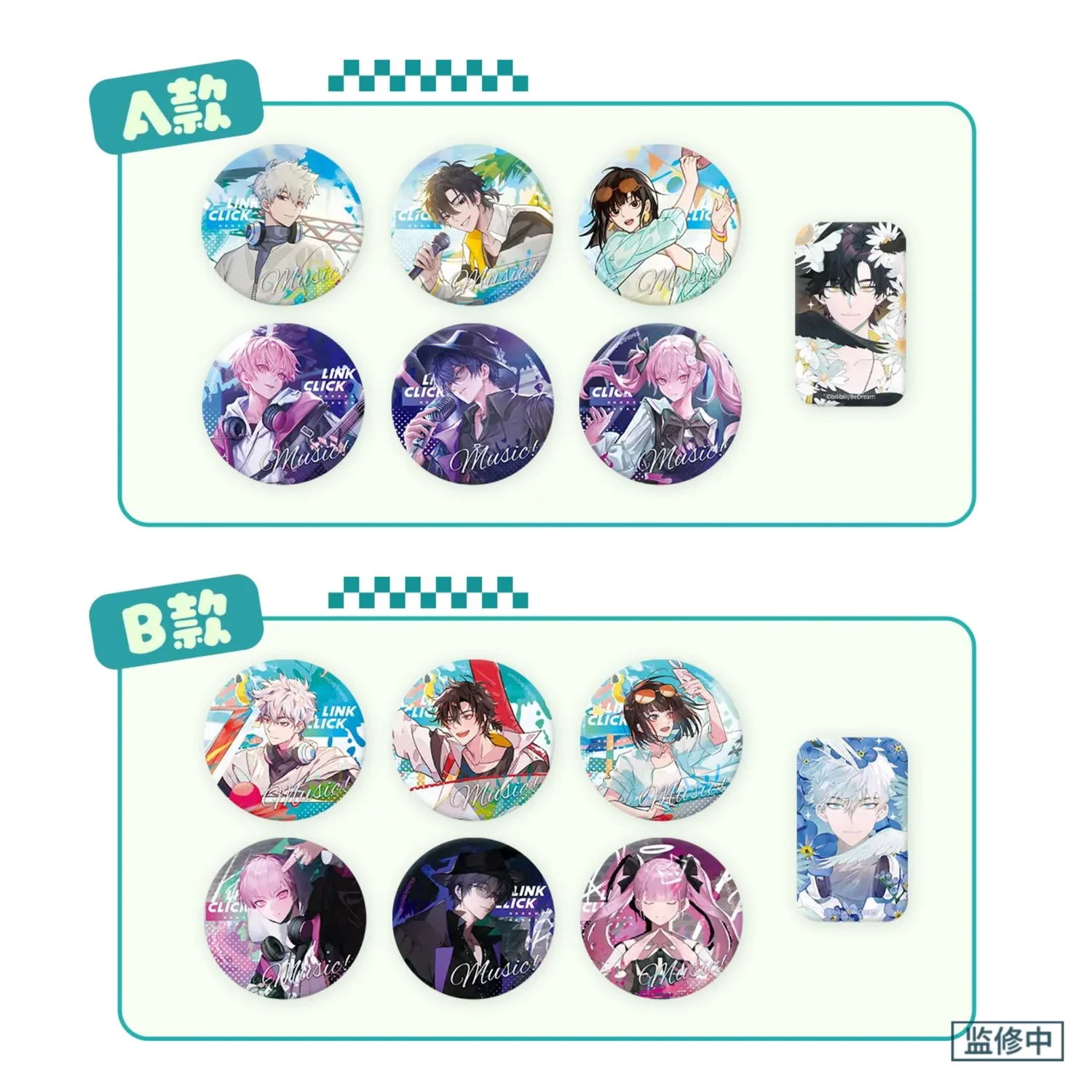 Pre-order Link Click 3rd anniversary badges — Mahou Nippon