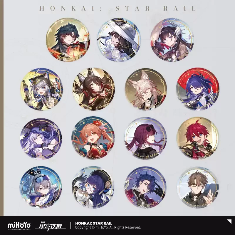 Pre-order Honkai Star Rail Painting Series Badges