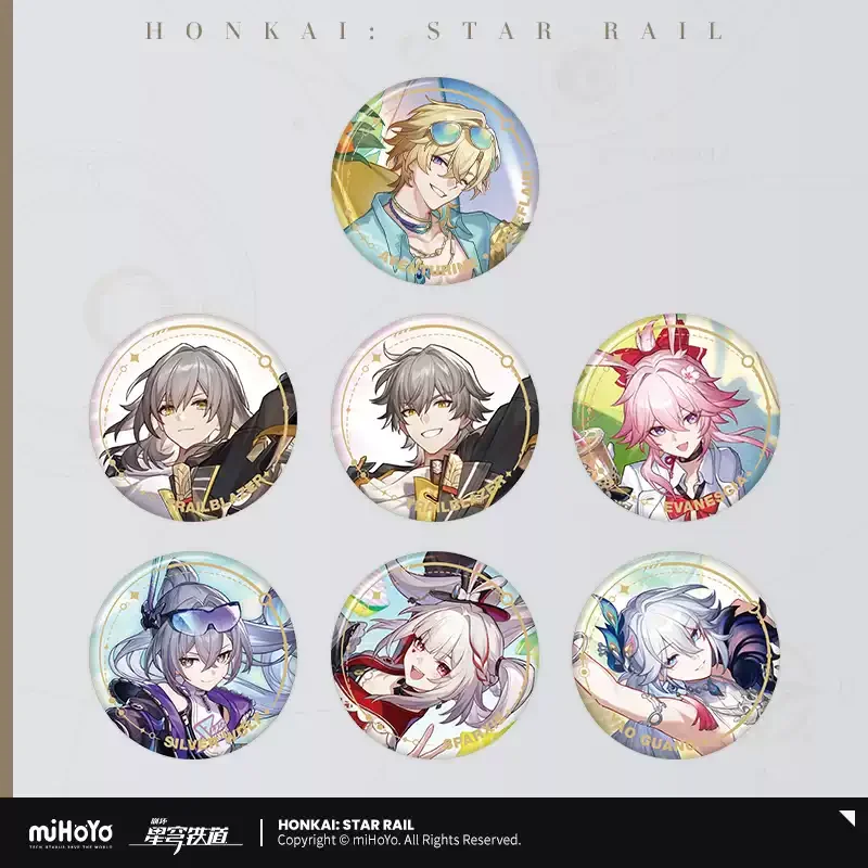 Pre-order Honkai Star Rail Character Illustration Series Badge