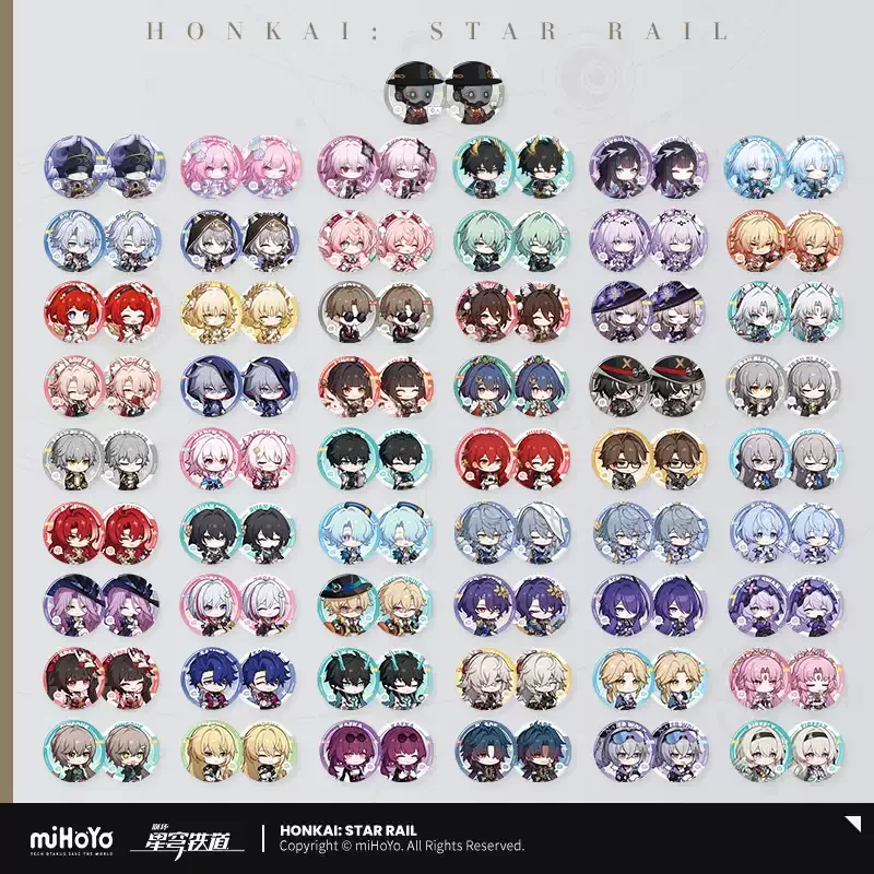 Pre-Order Honkai Star Rail Owlbert's Reception Room Series Badge Set 2
