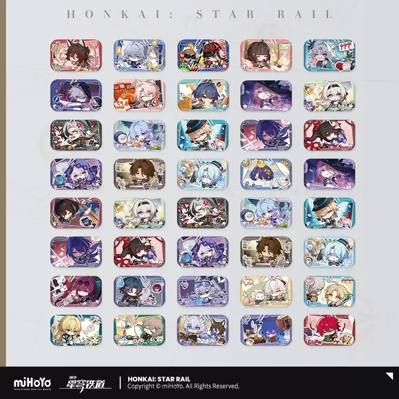 Pre-order Honkai Star Rail Pom Pom Photo Card Series Badges
