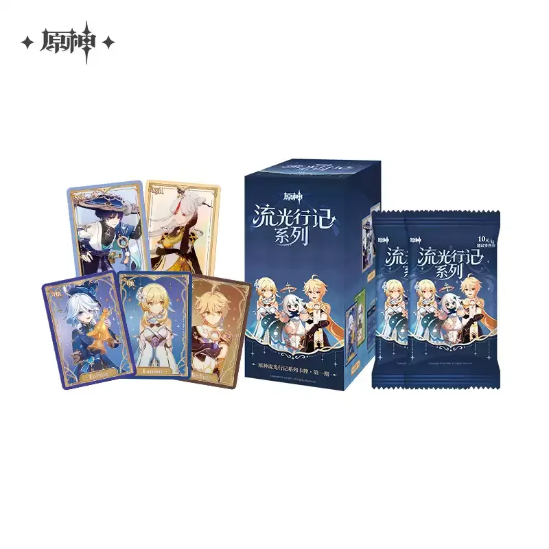 Pre-order Genshin Impact Journey of Light Series Collectable Cards Blind Box