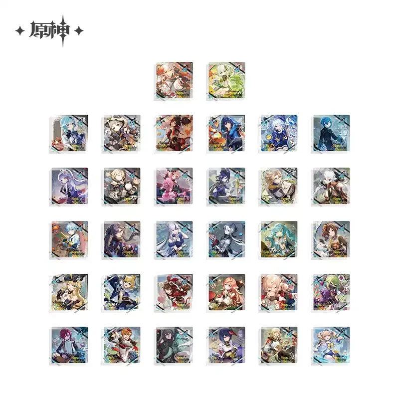 Pre-order Genshin Impact Day of Destiny 2025 Birthday Series Thick Acrylic Coasters