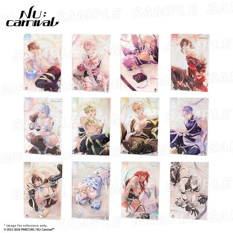 Pre-order NU: carnival Birthday Blessings - Acrylic Photo Frames