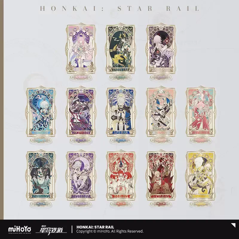 Pre-order Honkai Star Rail As I Wrote Series Acrylic Rotating Stand