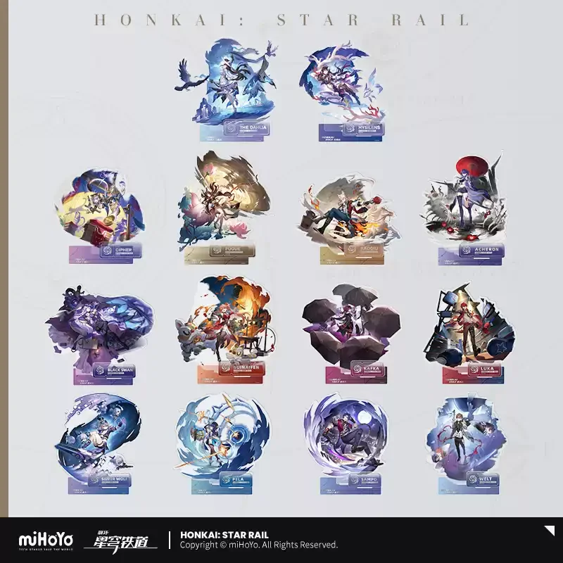 Pre-order Honkai Star Rail Acrylic Stands