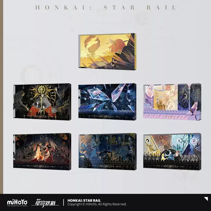 Pre-order Honkai Star Rail Re-Creation Scroll Series Acrylic Block