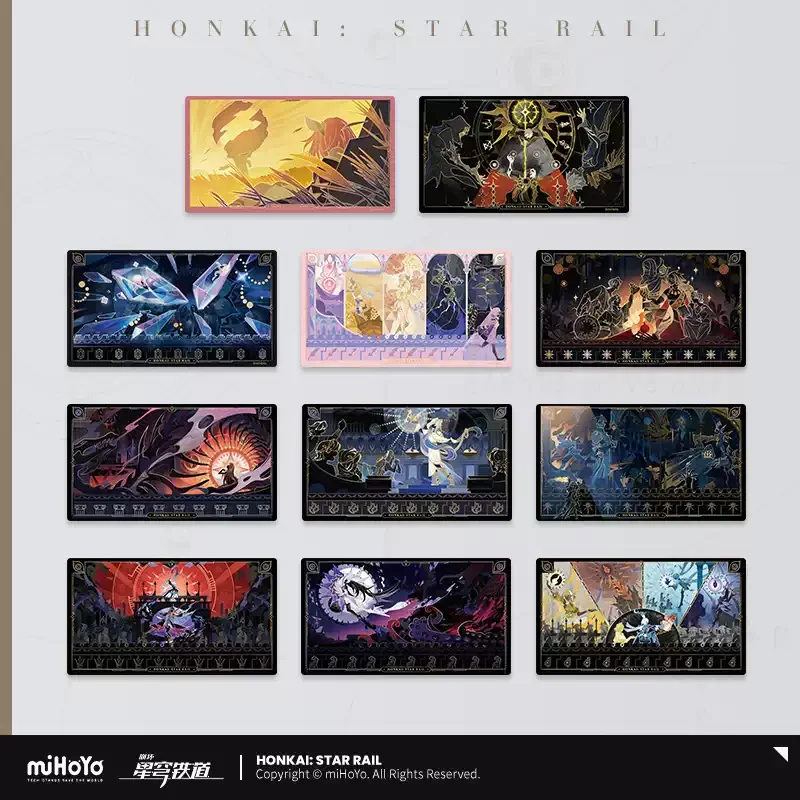 Pre-order Honkai Star Rail Re-Creation Scroll Series Transparent Card
