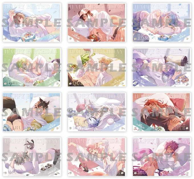 Pre-order NU : Carnival Birthday Moment Series Sparkling Acrylic Photo Frame (Copy)