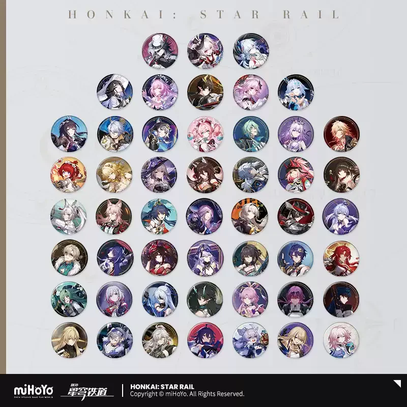 Pre-Order Honkai: Star Rail Invitation from the Stars Series Badges