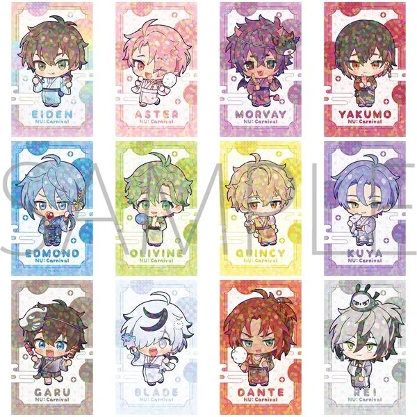 Pre-order NU : Carnival Kimono Chibi Cards