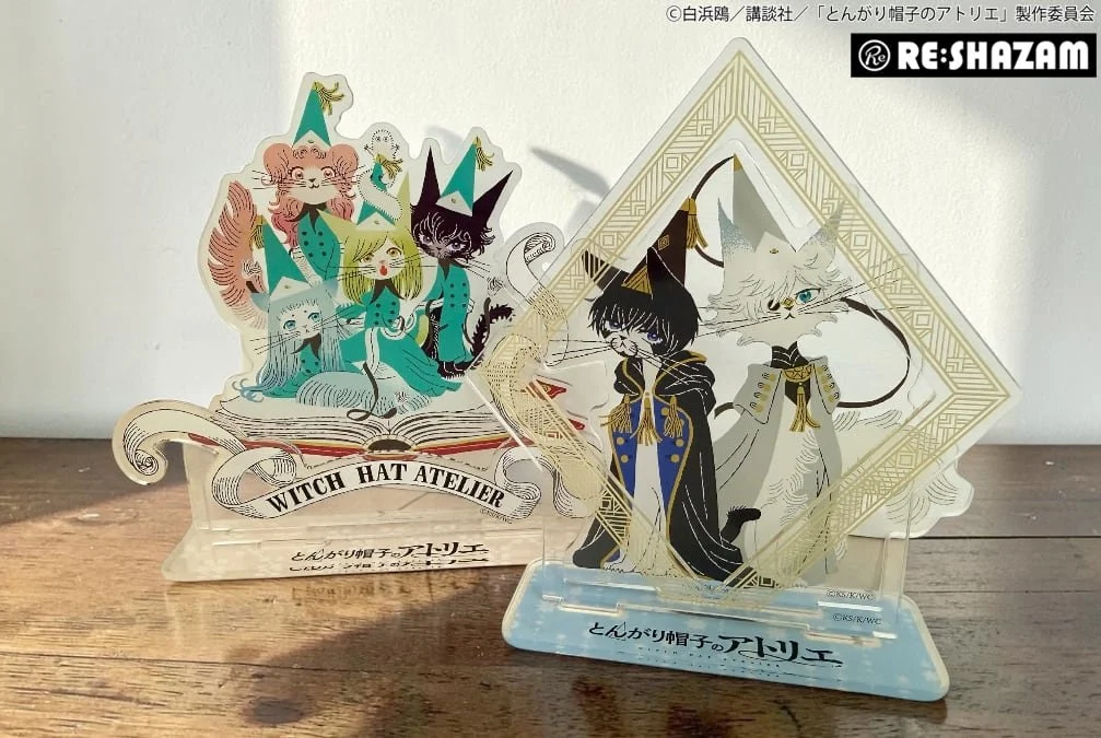 Pre-order Witch Hat Atelier x Shazam Cat Acrylic Stands