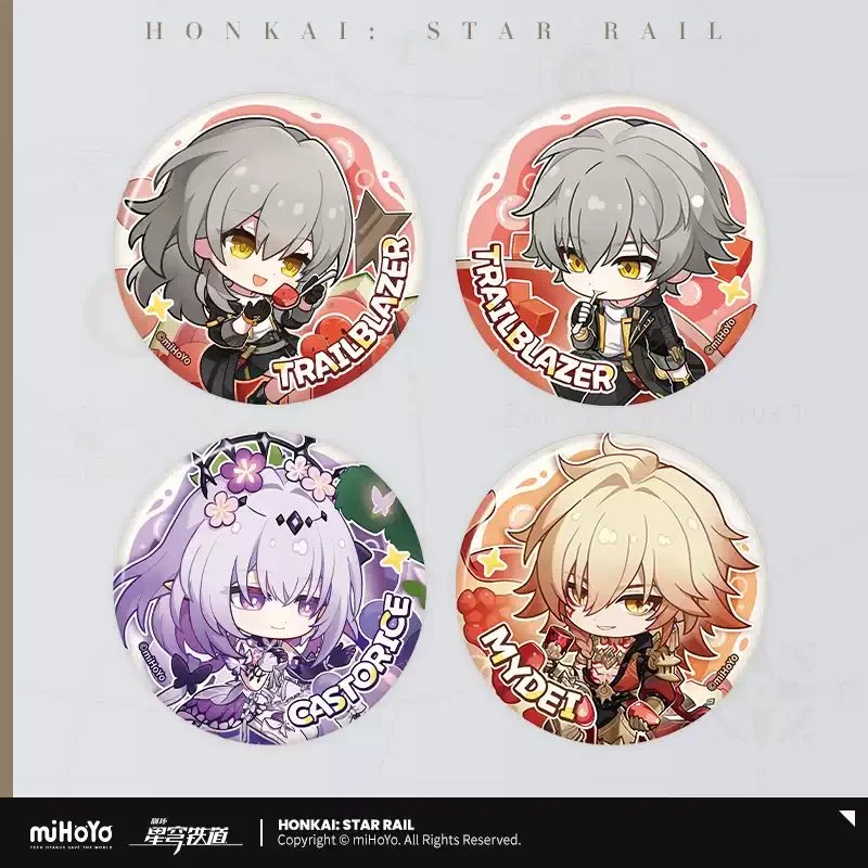 Pre-order Honkai Star Rail Fruity Summer Series Q-Version Badge