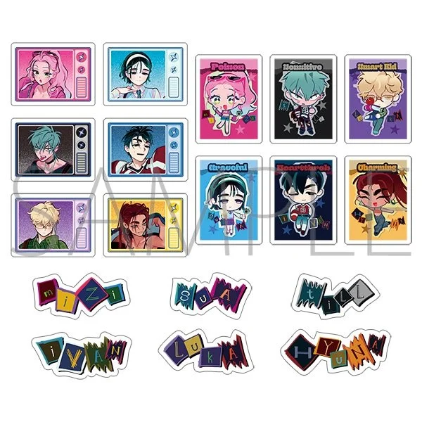 Pre-order ALIEN STAGE Find your Plus One! Flake Sticker Packs