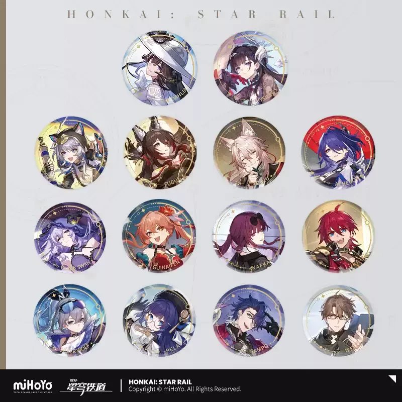Pre-order Honkai Star Rail Painting Series Badges