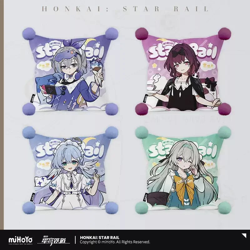 Pre-order Honkai Star Rail Girls Dormitory Series Q Version Pillows