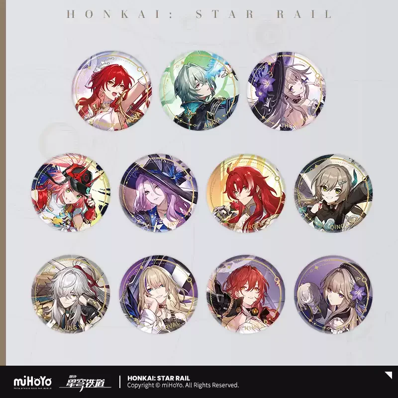 Pre-order Honkai Star Rail painting series badges