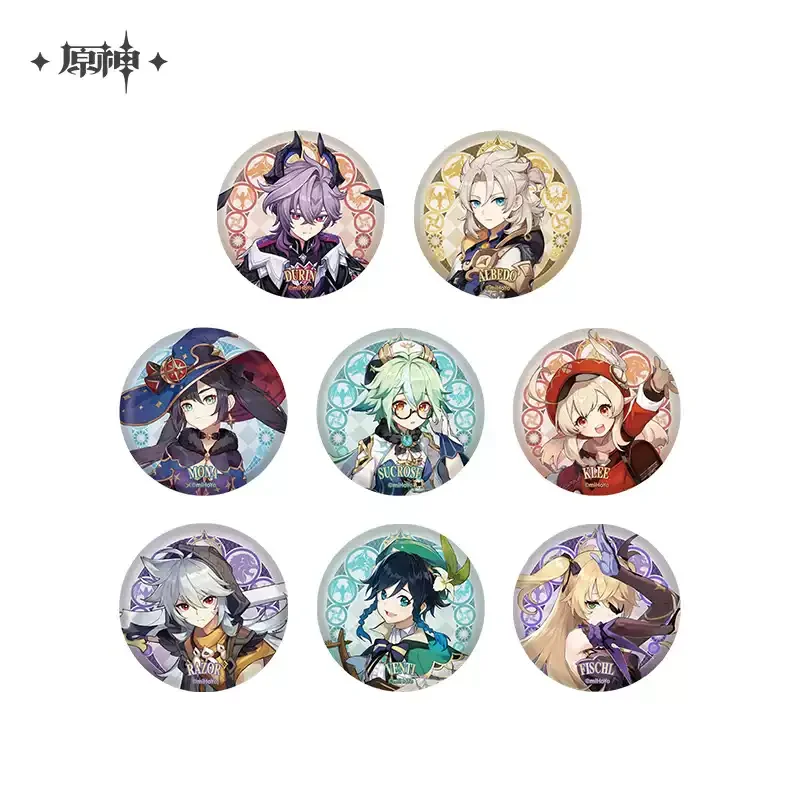 PREORDER Genshin Impact Mondstadt badges