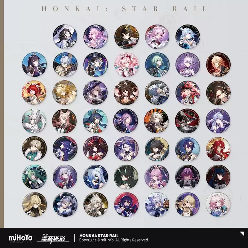Pre-Order Honkai: Star Rail Invitation from the Stars Series Badges