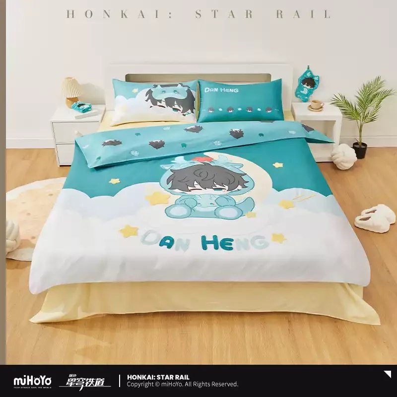 Pre-order Honkai Star Rail Boys Dormitory Q Version Dan Heng Duvet Set