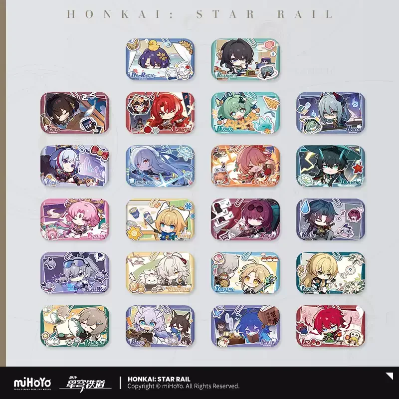 Pre-order Honkai Star Rail Pom Pom Photo Card Series Badges