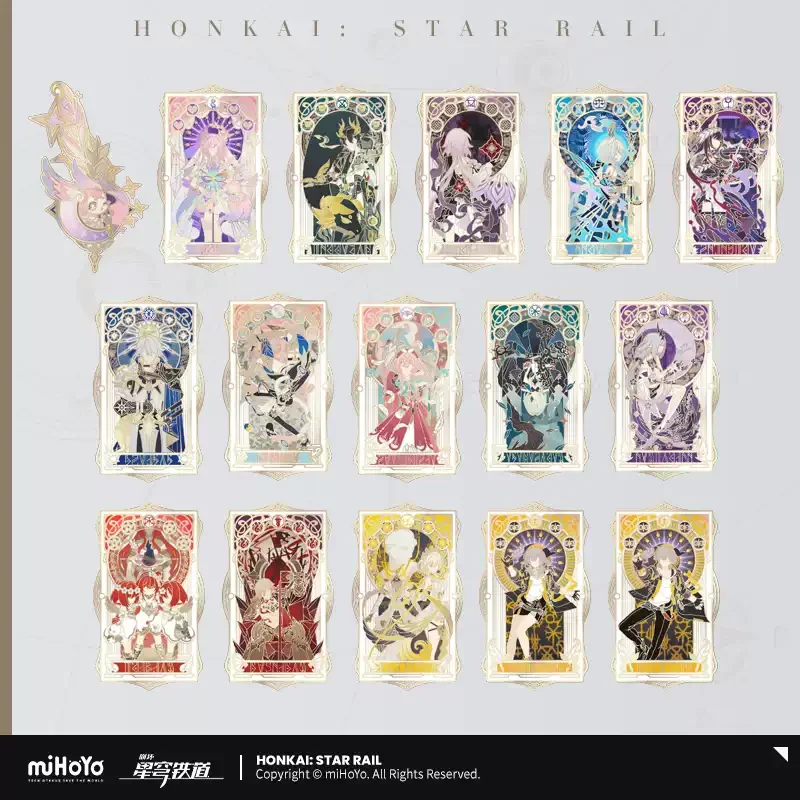 Pre-order Honkai Star Rail As I Wrote Series Metal Bookmarks