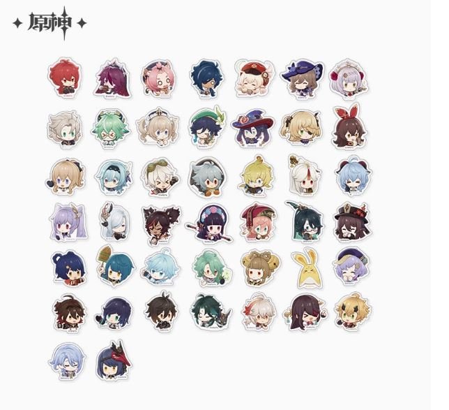 Pre-order Genshin Impact Sticker Pack