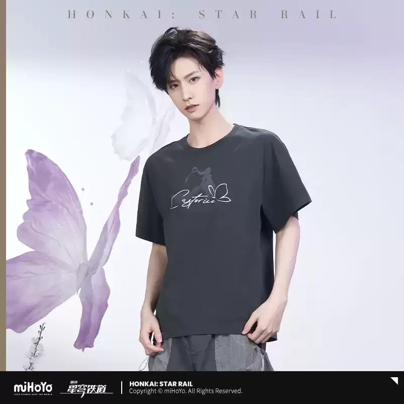 Pre-order Honkai Star Rail Castorice Impression Series Dark Grey T-Shirt