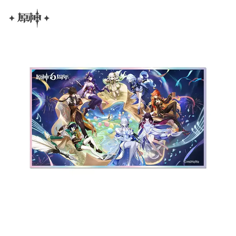 Pre-order Genshin Impact 6th Anniversary Acrylic Shikishi Board