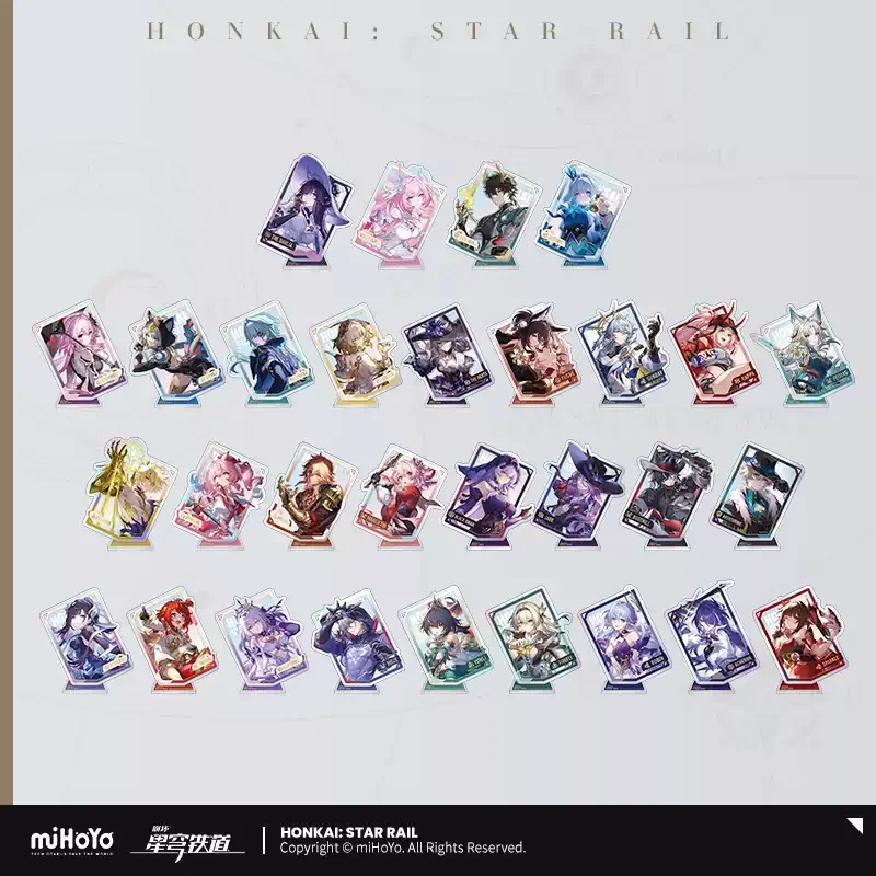 Pre-order Honkai Star Rail Interstellar Travel Series Acrylic Stand / Keychain
