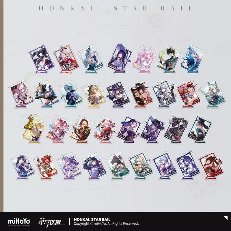 Pre-order Honkai Star Rail Interstellar Travel Series Acrylic Stand / Keychain
