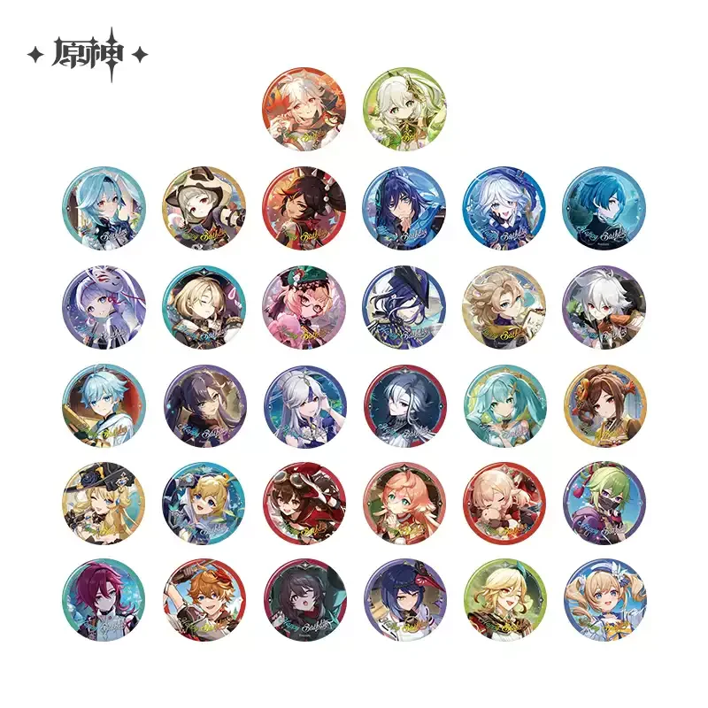 Pre-order Genshin Impact Day of Destiny 2025 Birthday Series Badges