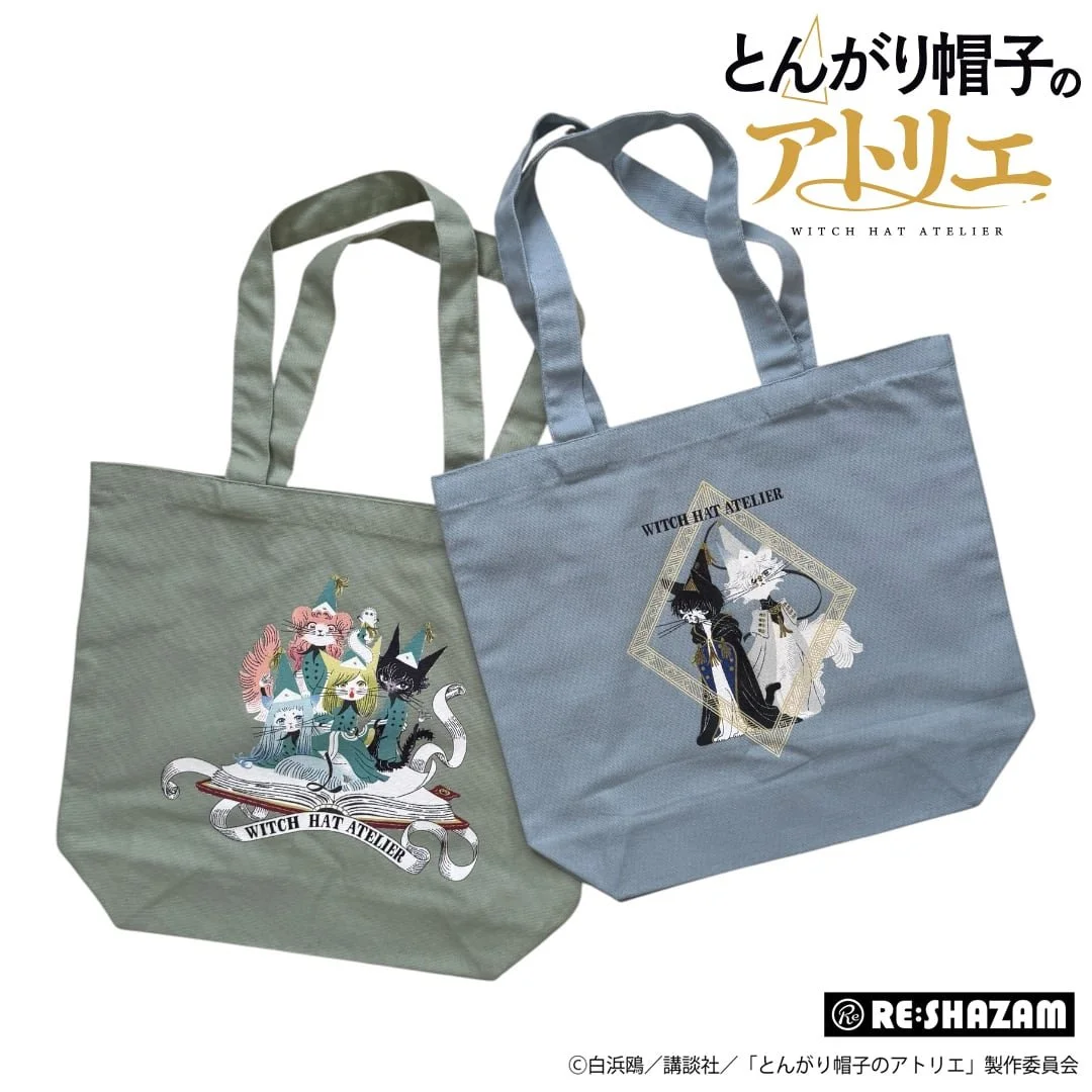 Pre-order Witch Hat Atelier x Shazam Cat Tote Bags